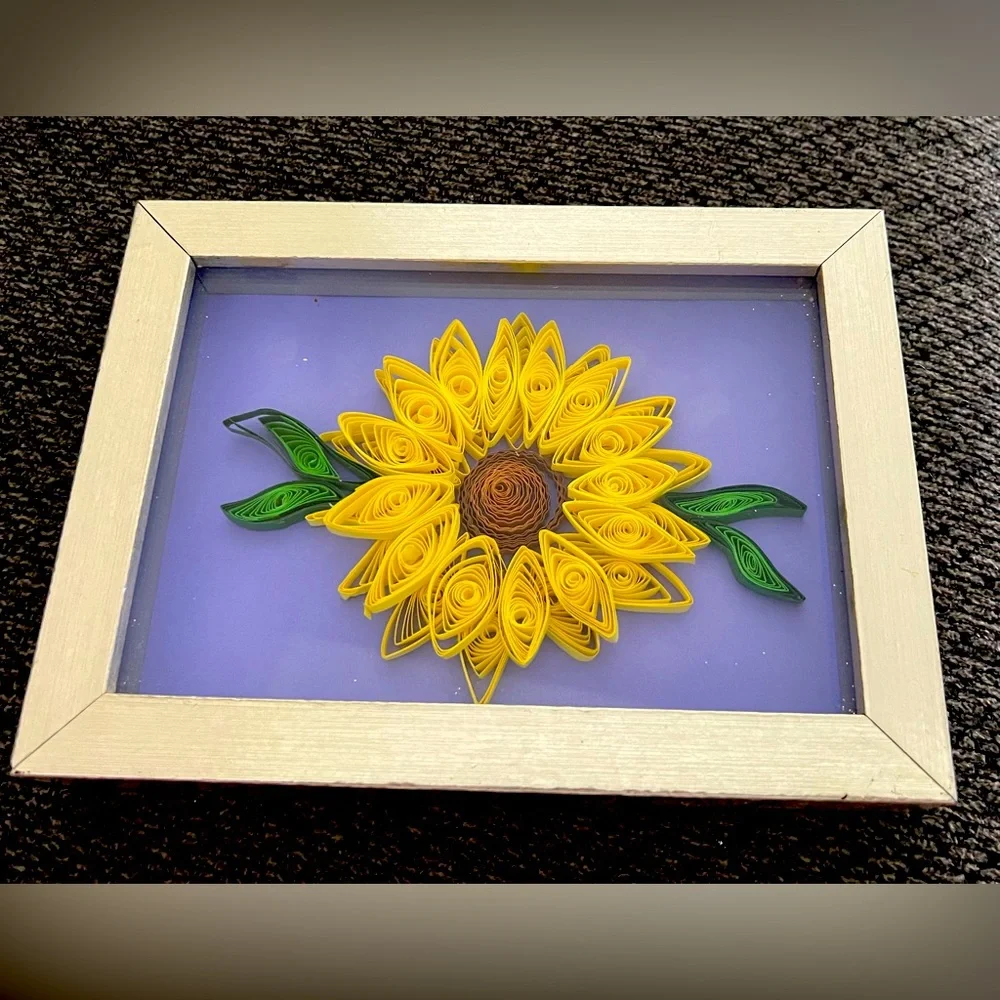 Paper Quill Sunflower π» Art - Picture 1 of 3